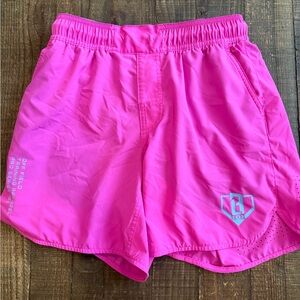 Kids Pink Athletic Shorts